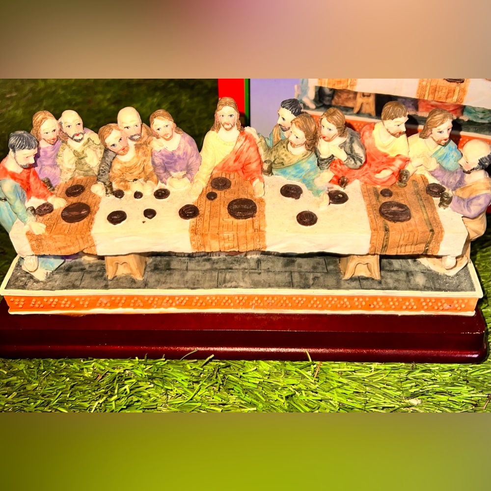 The Last Supper Figurine Statue Jesus And The 12 Disciples Unbranded